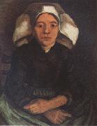 Vincent Van Gogh, Peasant Woman,Seated,With White Cap (nn04)
